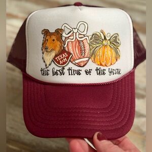 Texas Aggies in the Fall Trucker Hat